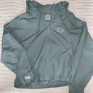 PINK Zip-Up Windbreaker